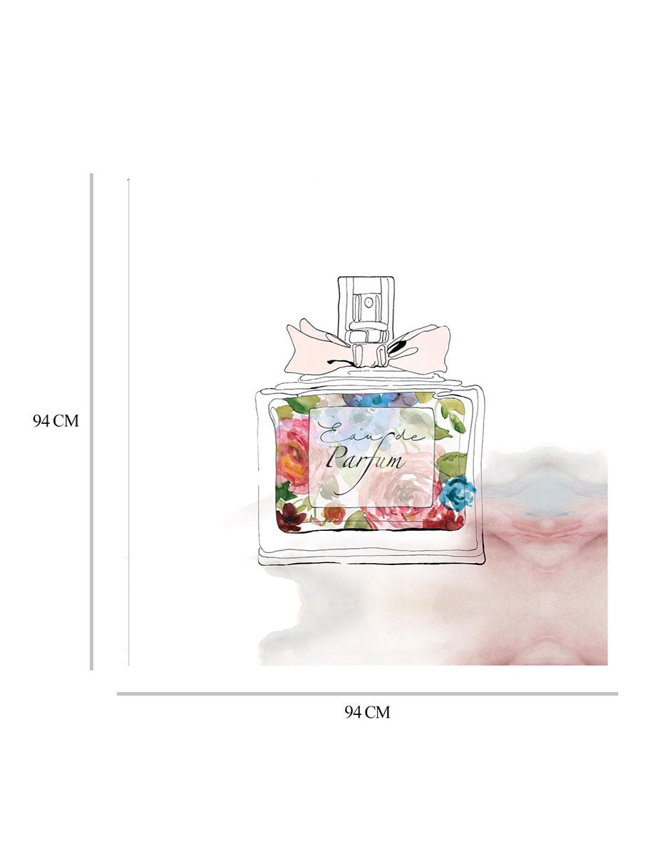 Cuadro decorativo Perfume de flores I técnica mixta Moda 2