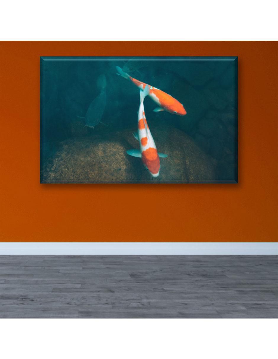 Cuadro decorativo Pareja de peces koi 3