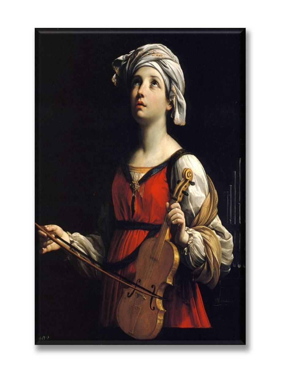 Cuadro decorativo Santa Cecilia Cuadro decorativo Santa Cecilia