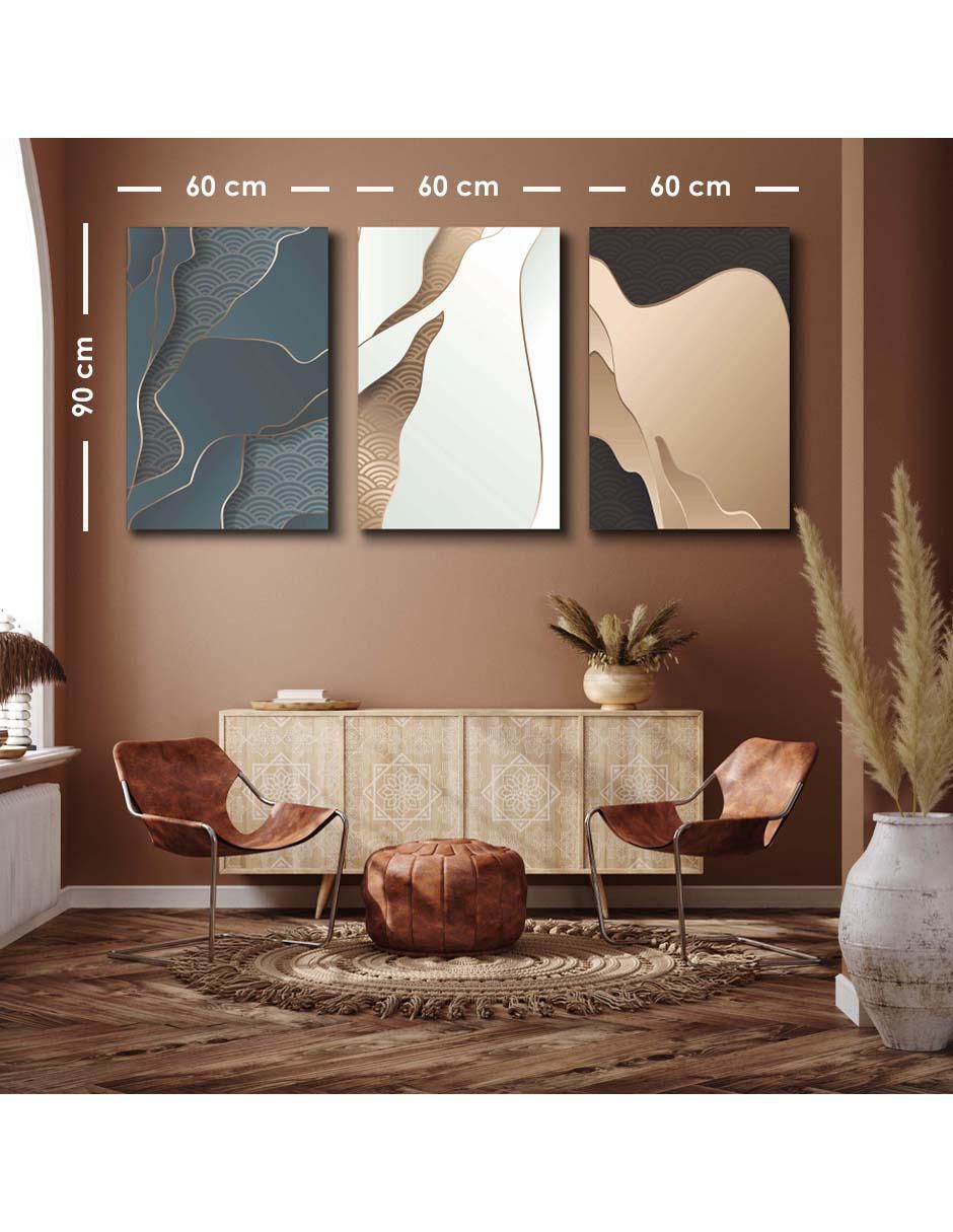 Cuadro decorativo set de planos japoneses de lujo con barniz a registro 5