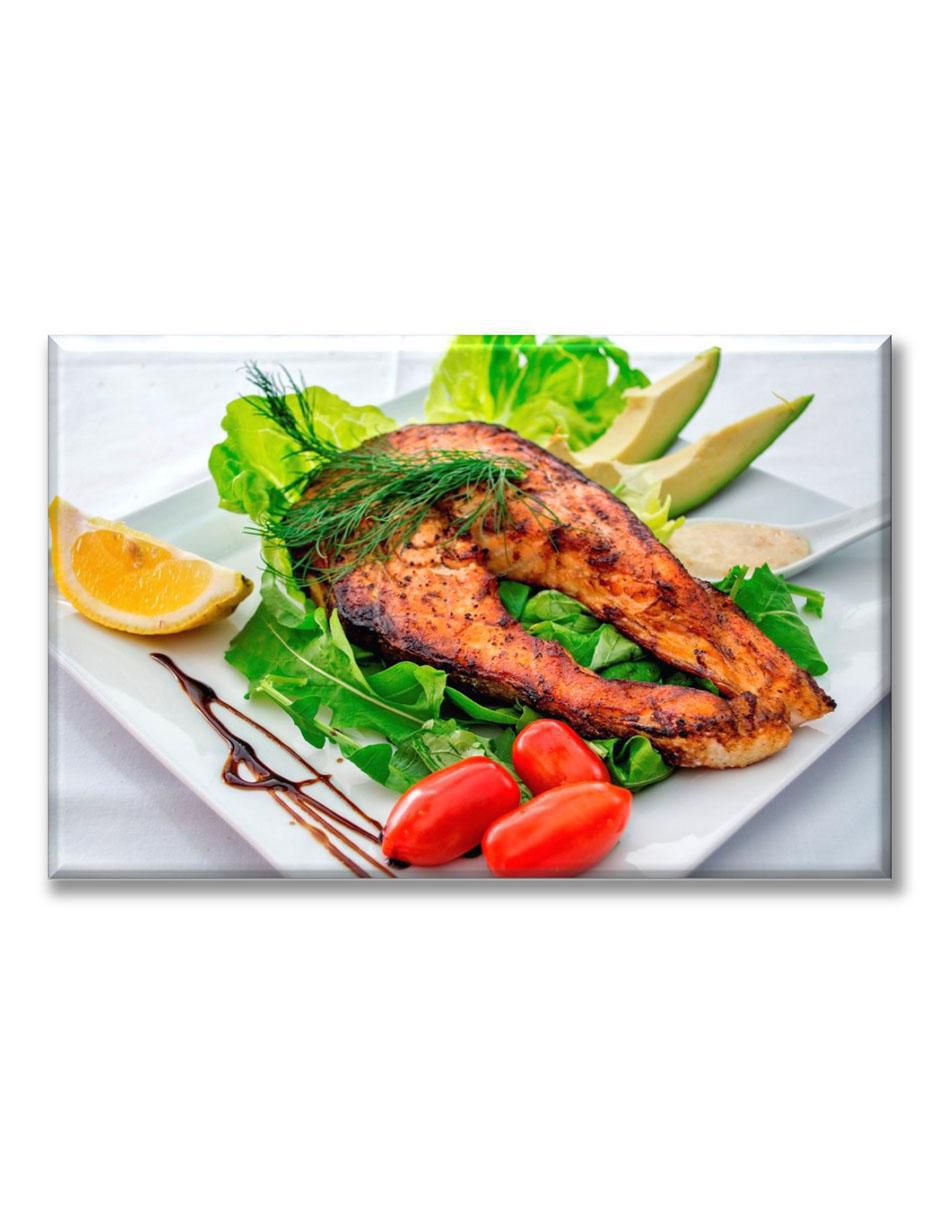Cuadro decorativo Pollo y ensalada