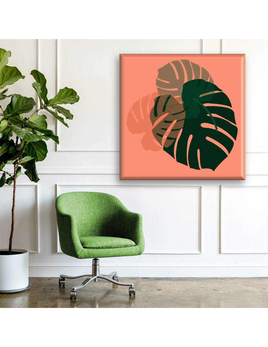 Cuadro decorativo Monsteras 3