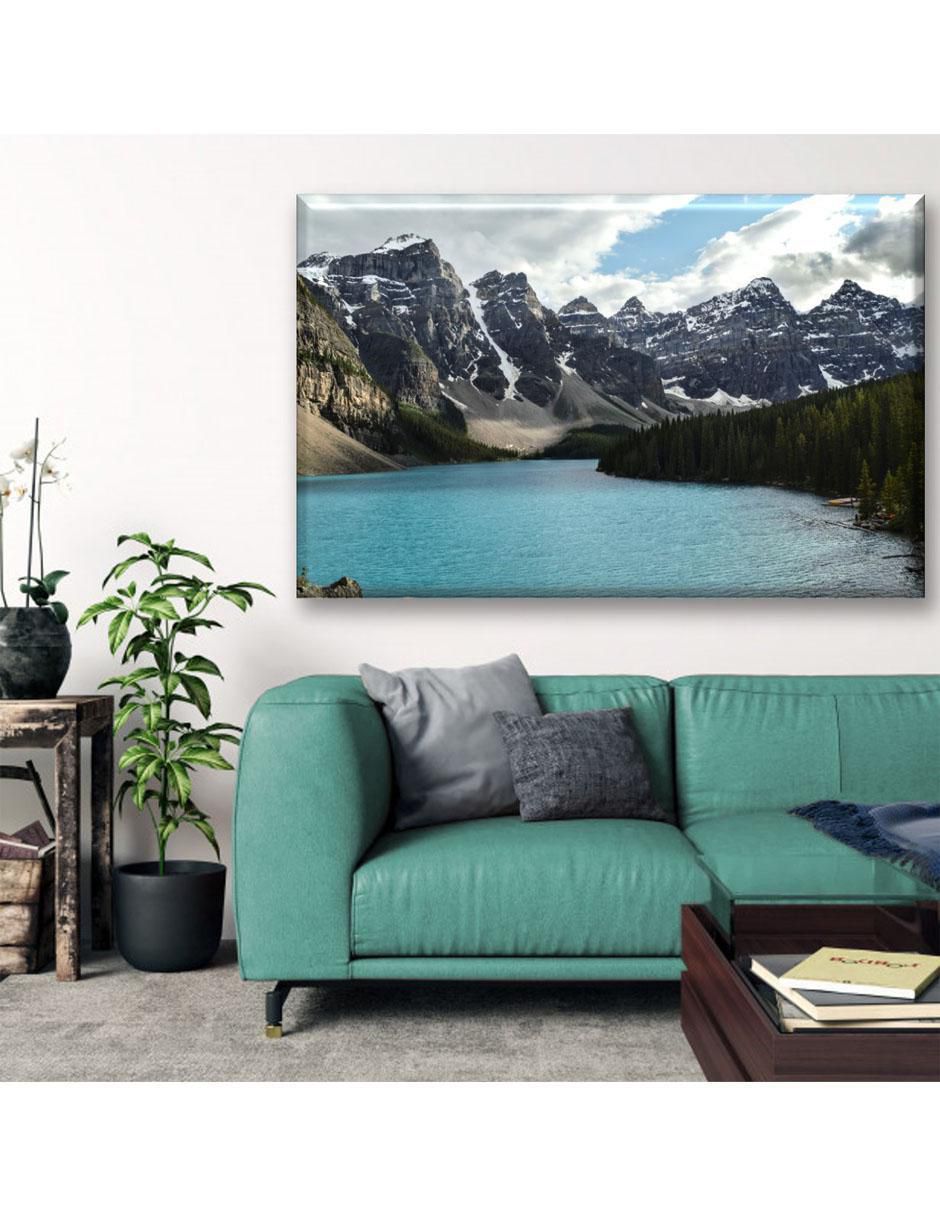Cuadro decorativo Lago azul en las montañas 3