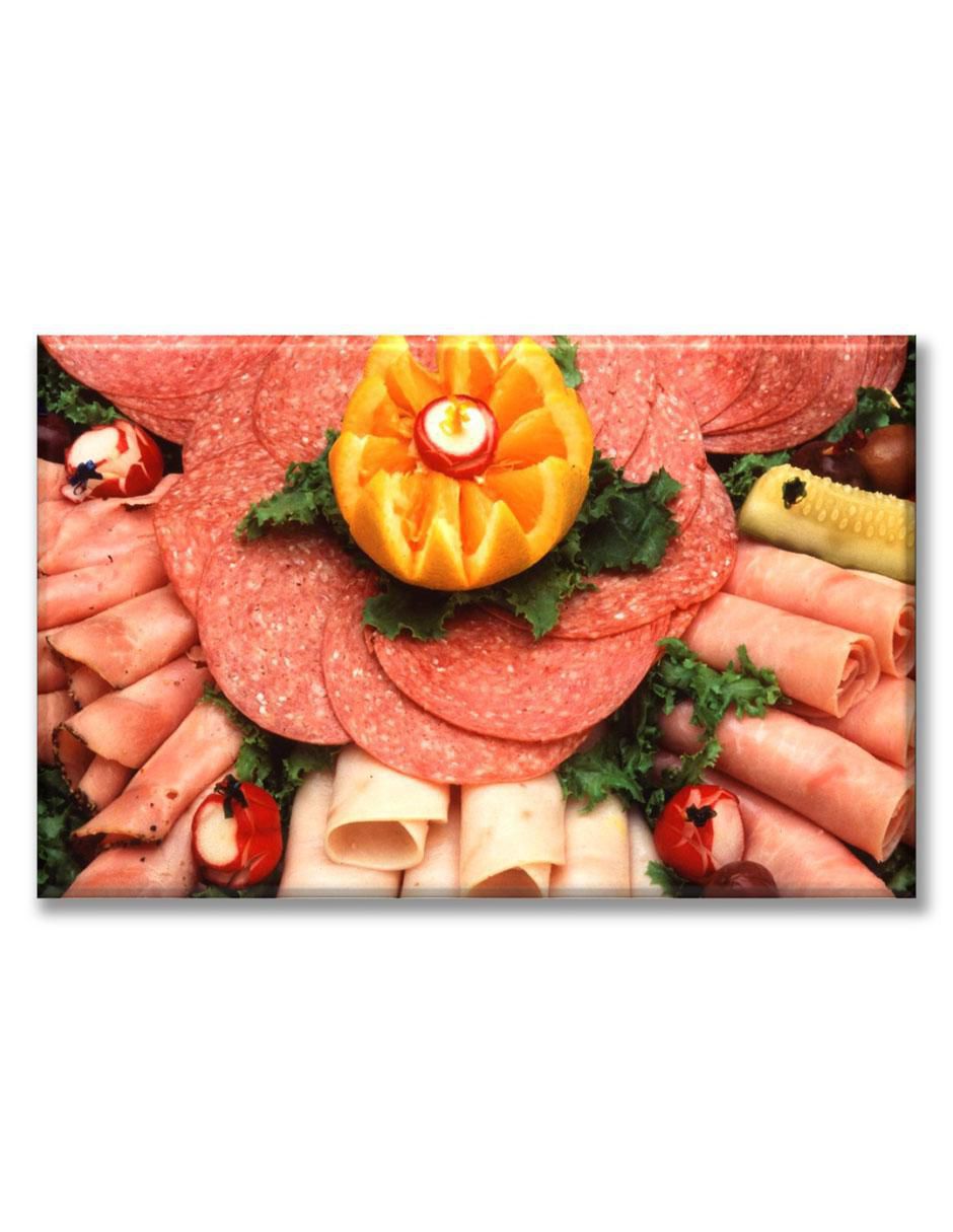 Cuadro decorativo Plato de carnes frías Cuadro decorativo Plato de carnes frías