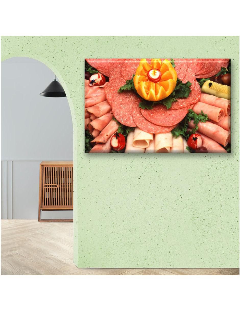 Cuadro decorativo Plato de carnes frías 3