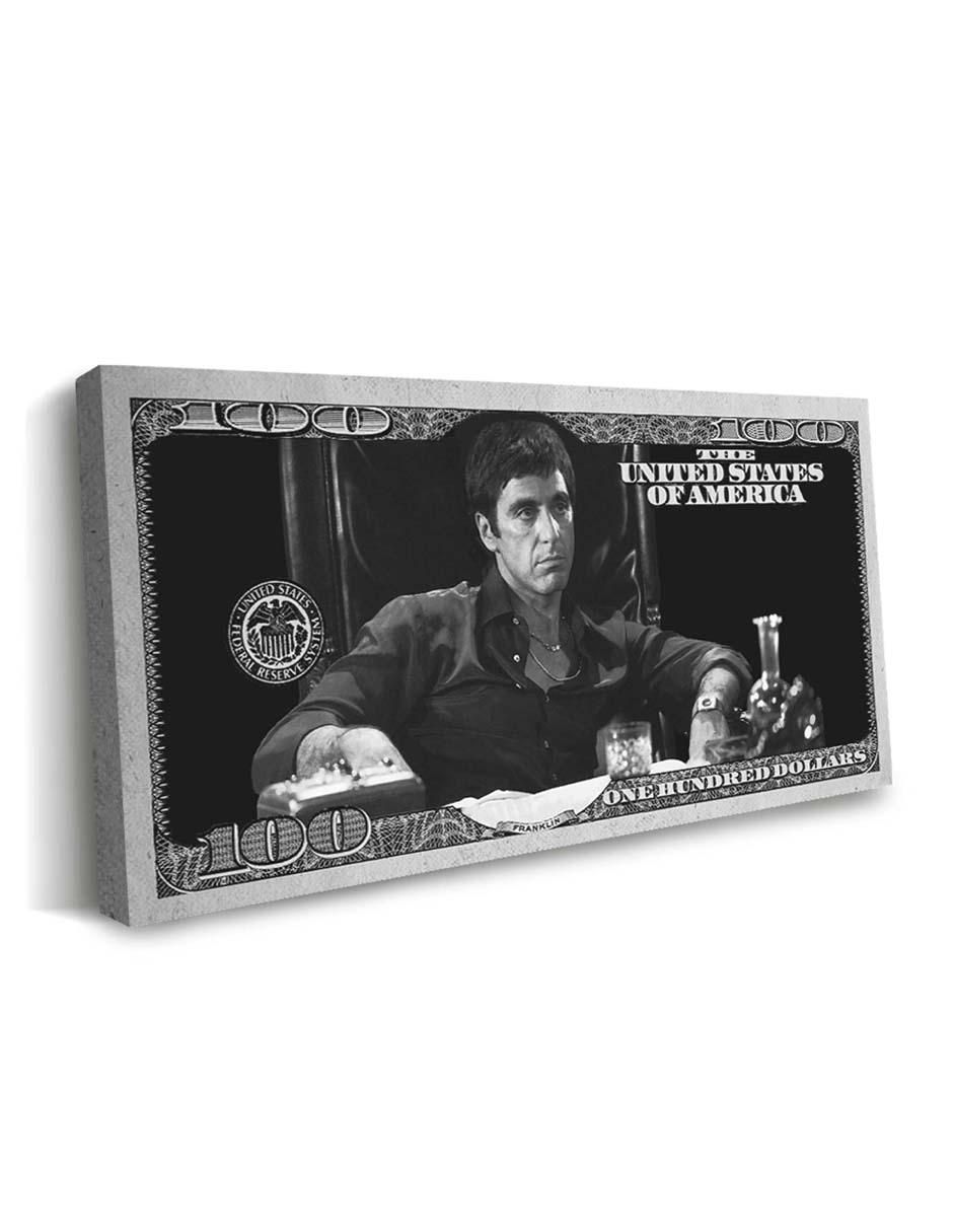 Cuadro decorativo billete corleone 2