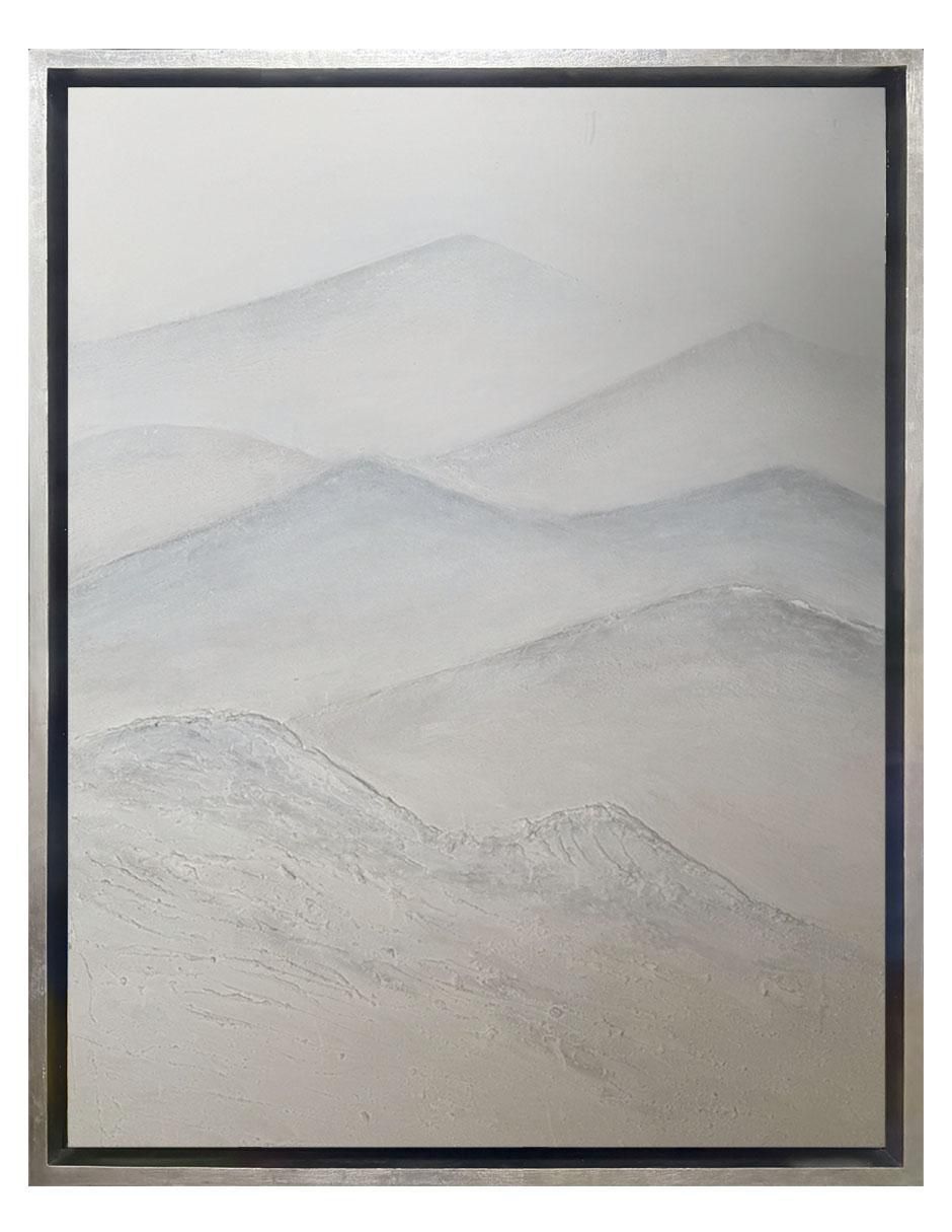Pintura Blanco Infinito técnica mixta Mountais