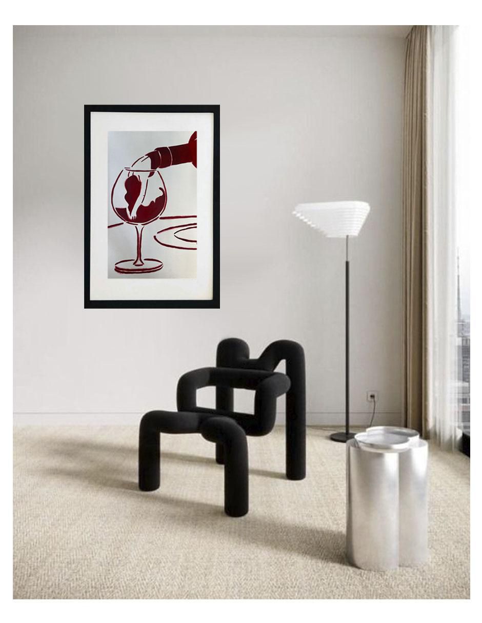 Pintura Good Wine técnica acrílico Vinos 3