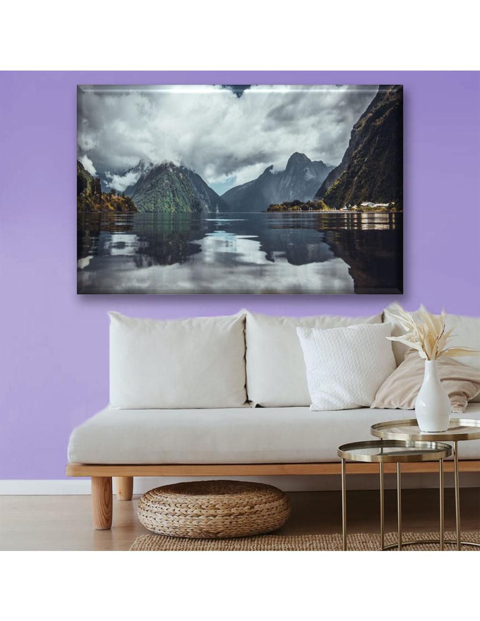 Cuadro decorativo Montañas en día nublado 3