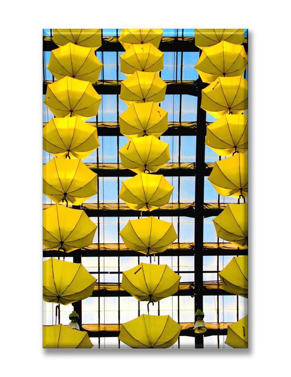 Cuadro decorativo Paraguas amarillos Cuadro decorativo Paraguas amarillos