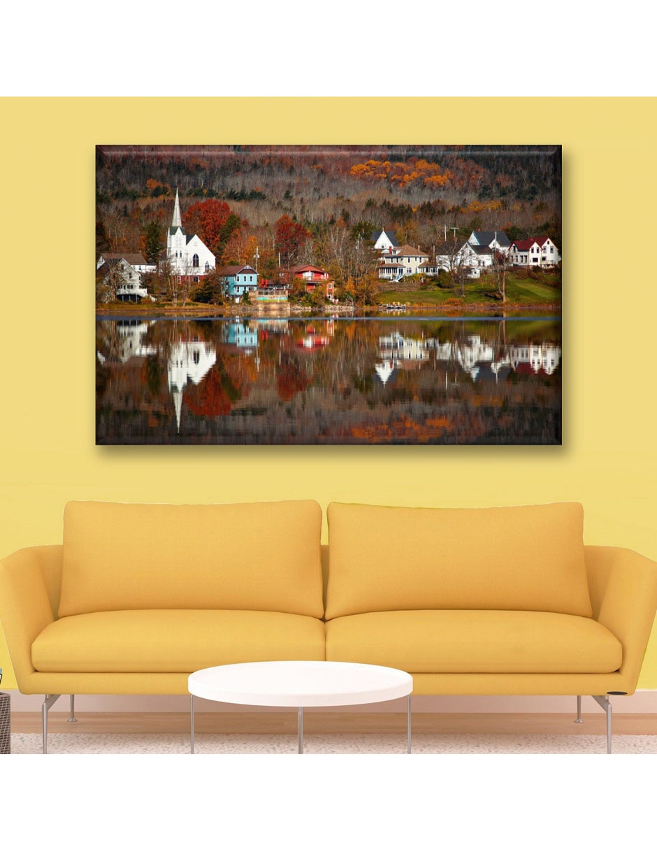 Cuadro decorativo Lago otoñal 2