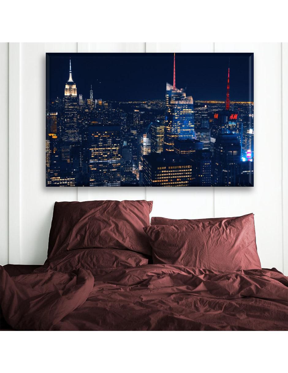 Cuadro decorativo Ciudad iluminada 4