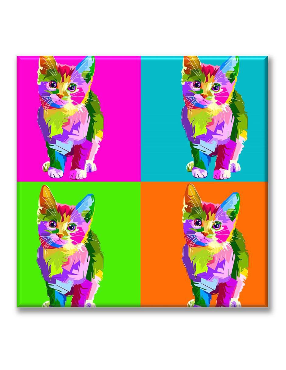 Cuadro decorativo Arte pop gato Cuadro decorativo Arte pop gato