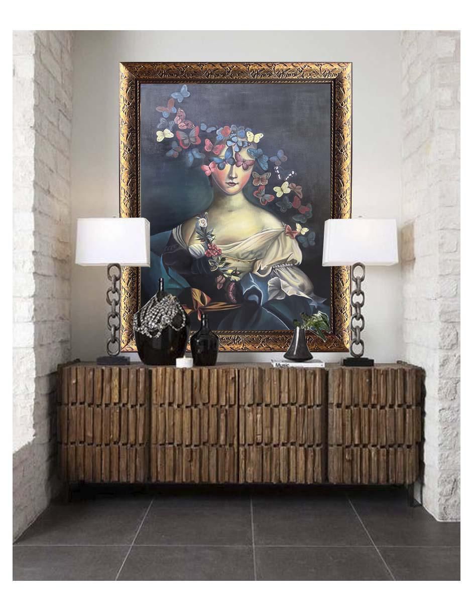 Pintura Mariposas y Misterio técnica óleo Mariposas 2