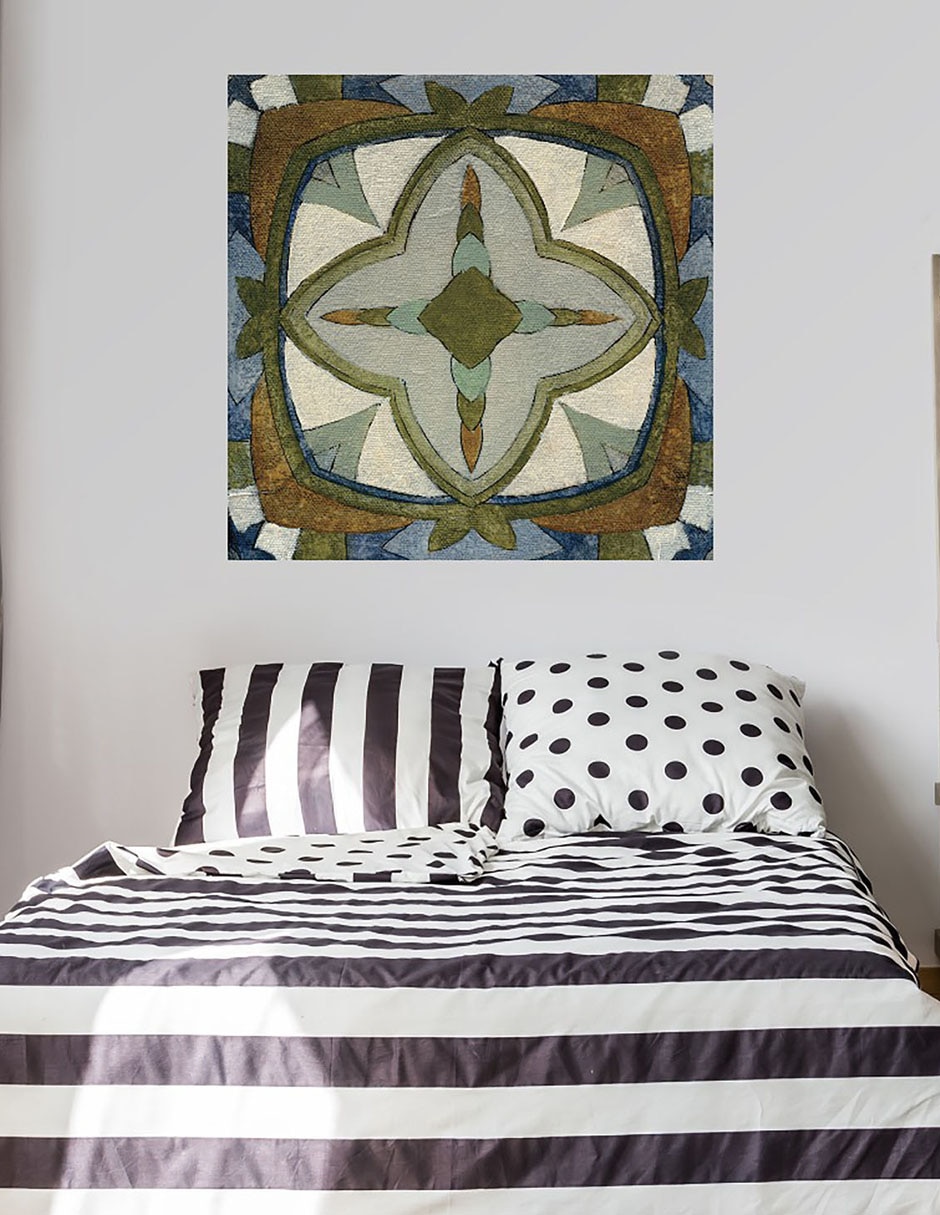 Cuadro decorativo Azulejos del Viejo Mundo X técnica mixta Formas 2