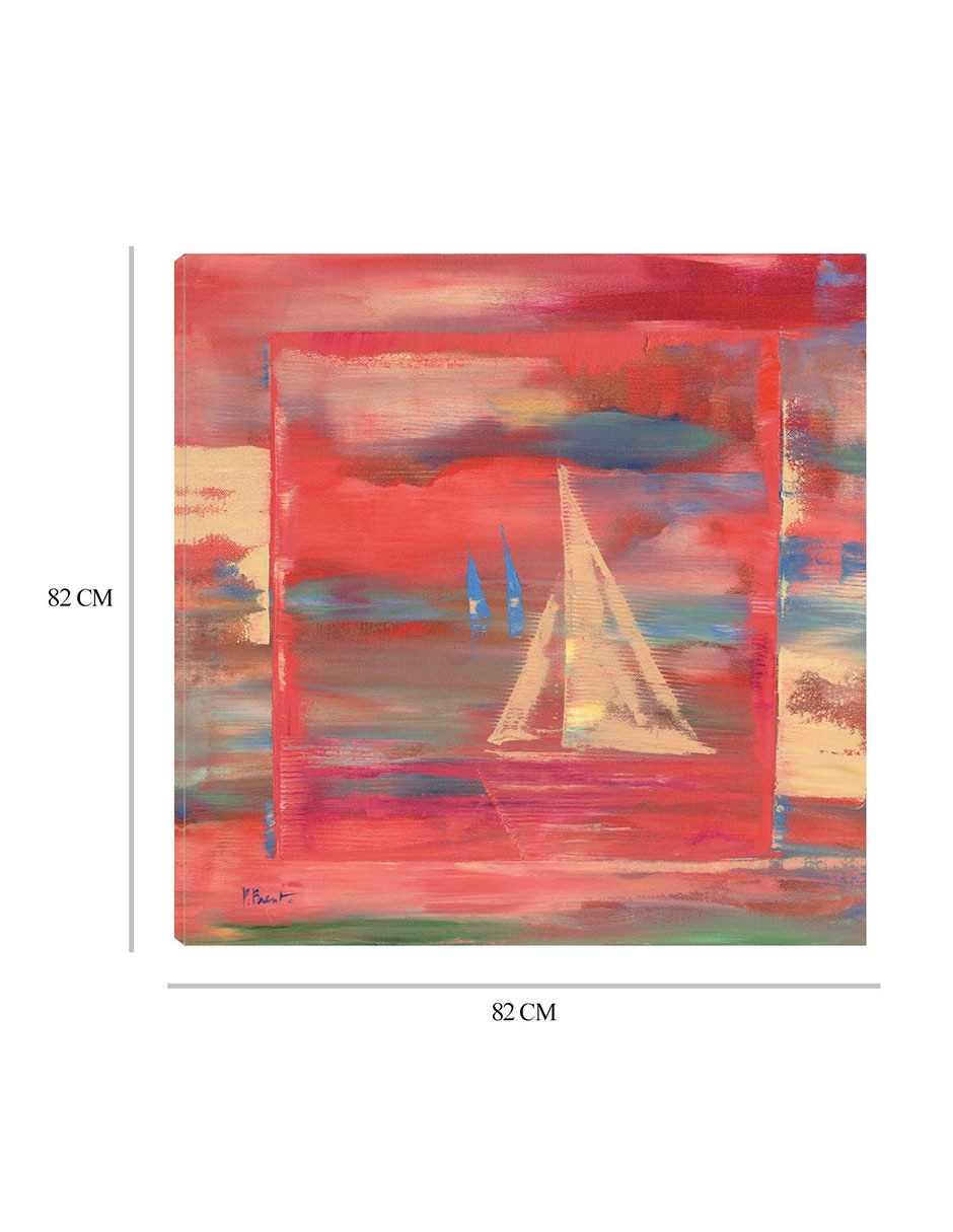 Cuadro decorativo Barcos del Puerto III técnica mixta Navegación 2