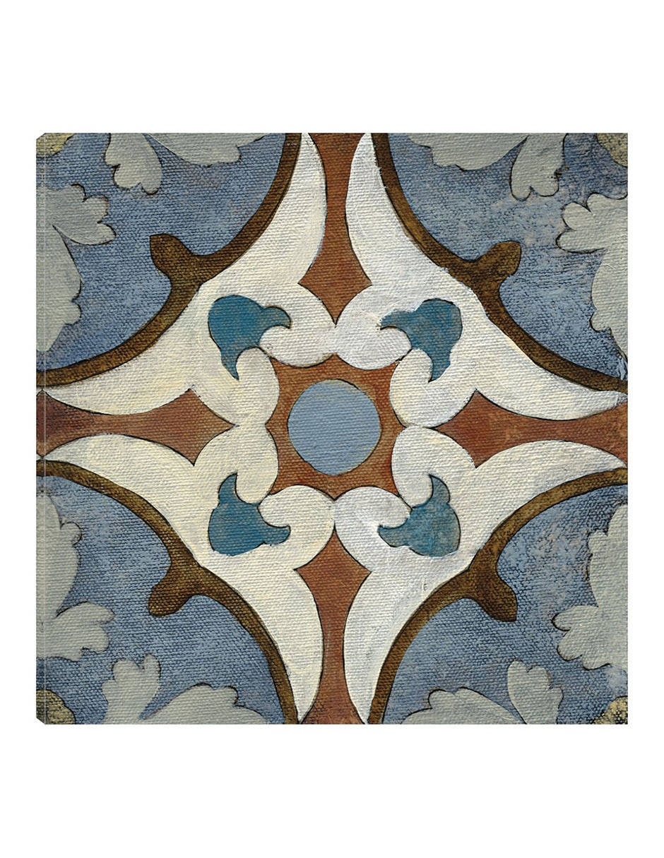 Cuadro decorativo Azulejos del Viejo Mundo VII técnica mixta Formas