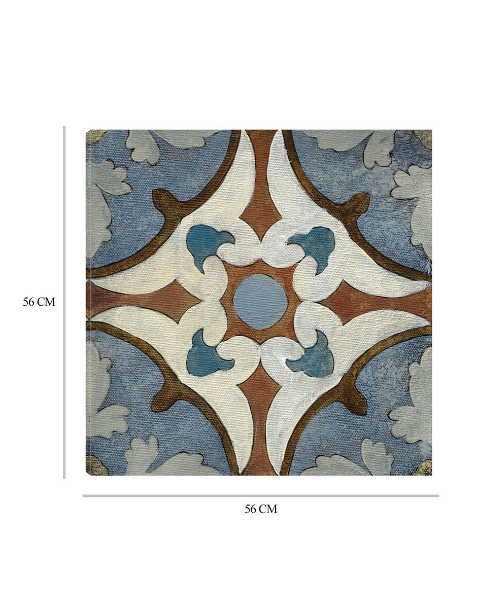 Cuadro decorativo Azulejos del Viejo Mundo VII técnica mixta Formas 2
