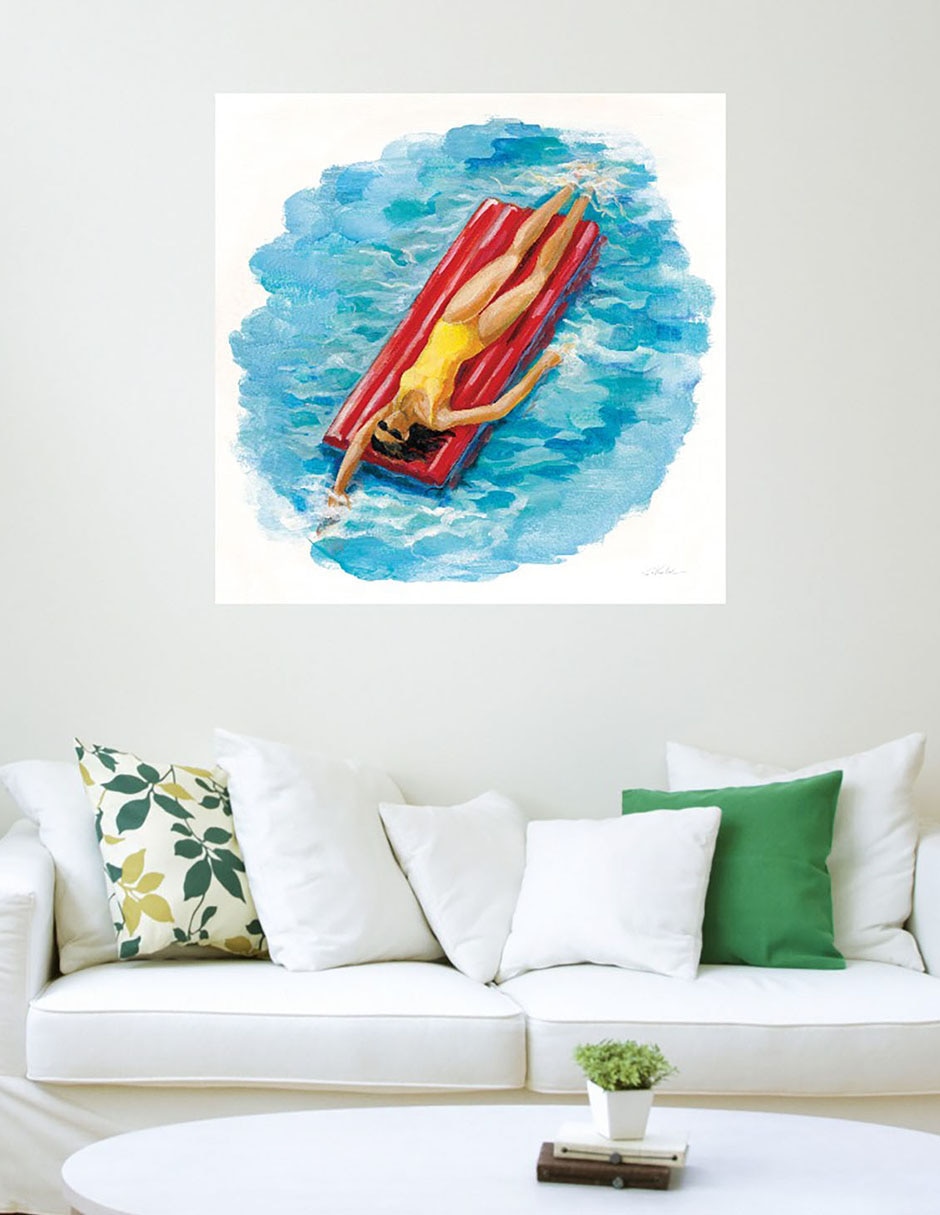 Cuadro decorativo Bañista II técnica mixta Verano 3