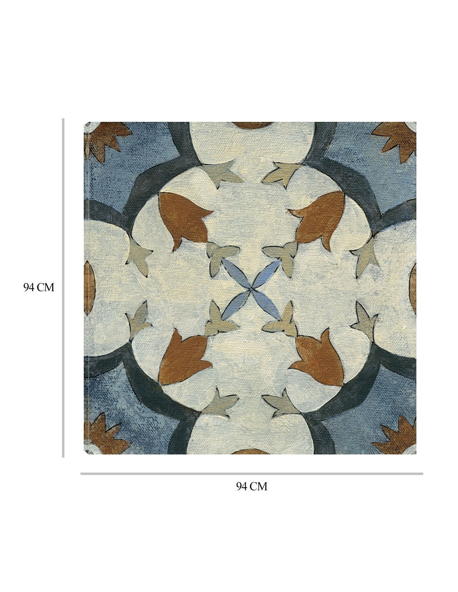 Cuadro decorativo Azulejos del Viejo Mundo V técnica mixta Formas 7
