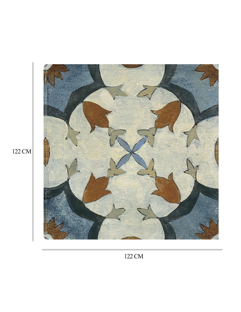 Cuadro decorativo Azulejos del Viejo Mundo V técnica mixta Formas 2