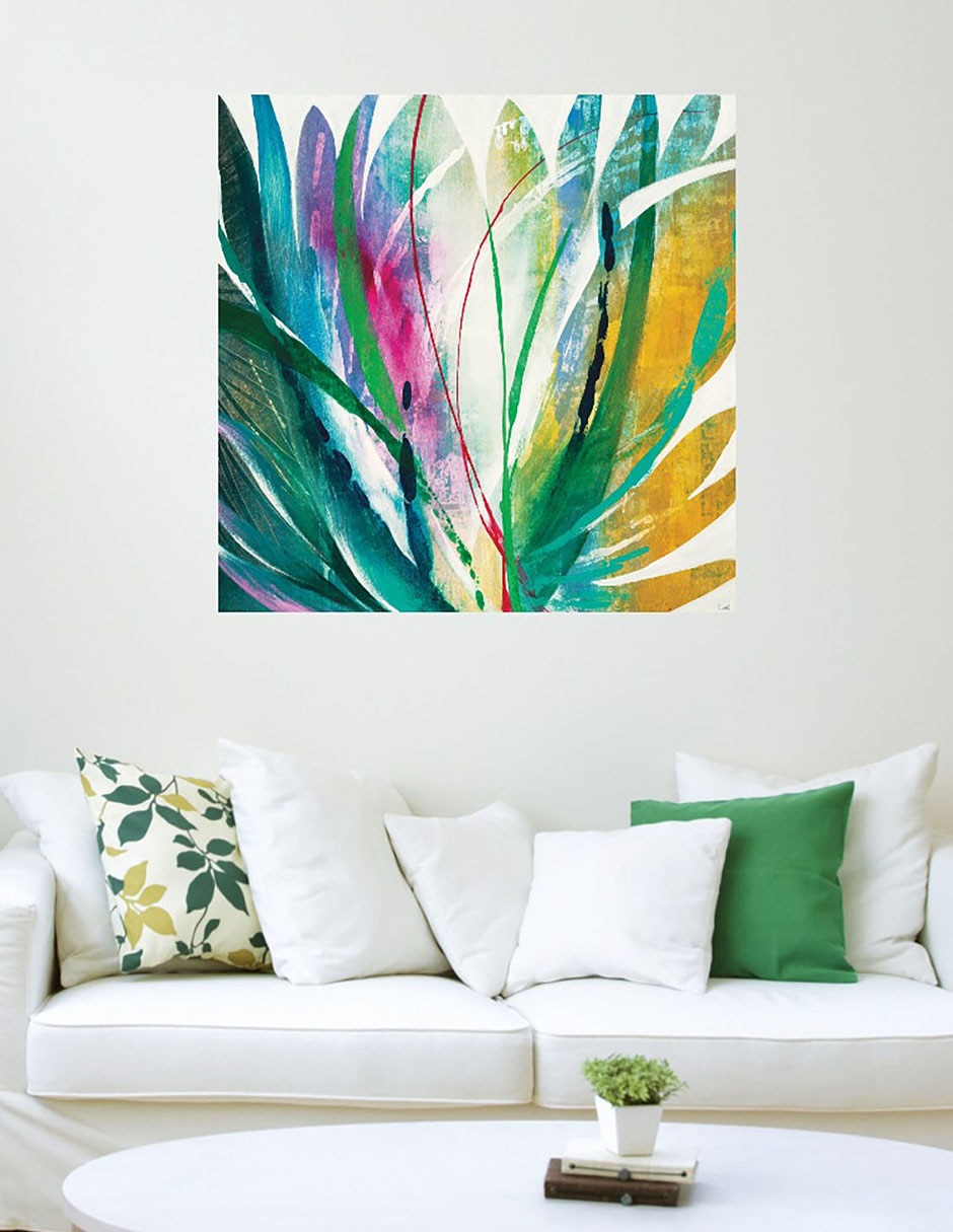 Cuadro decorativo Agave técnica mixta Formas 3