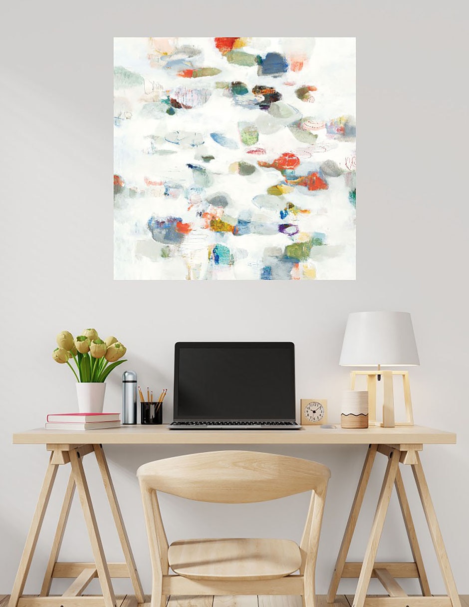 Cuadro decorativo Arriba y abajo técnica mixta Formas 2