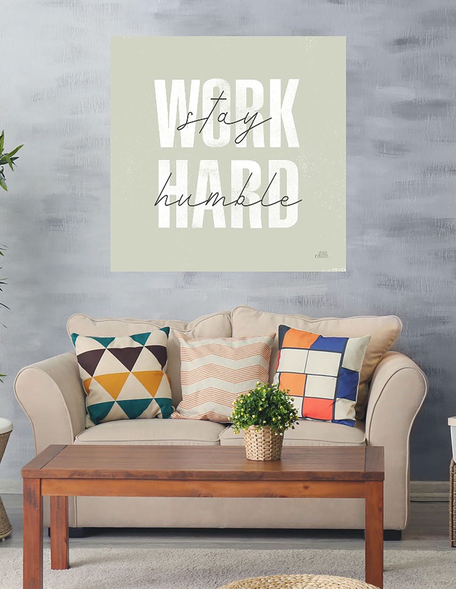 Cuadro decorativo Afirmaciones de la mañana IV técnica mixta Motivación 2