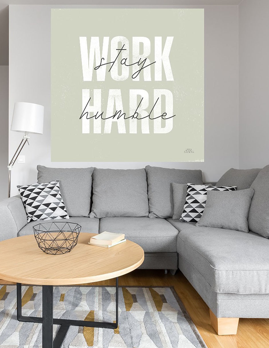 Cuadro decorativo Afirmaciones de la mañana IV técnica mixta Motivación 4