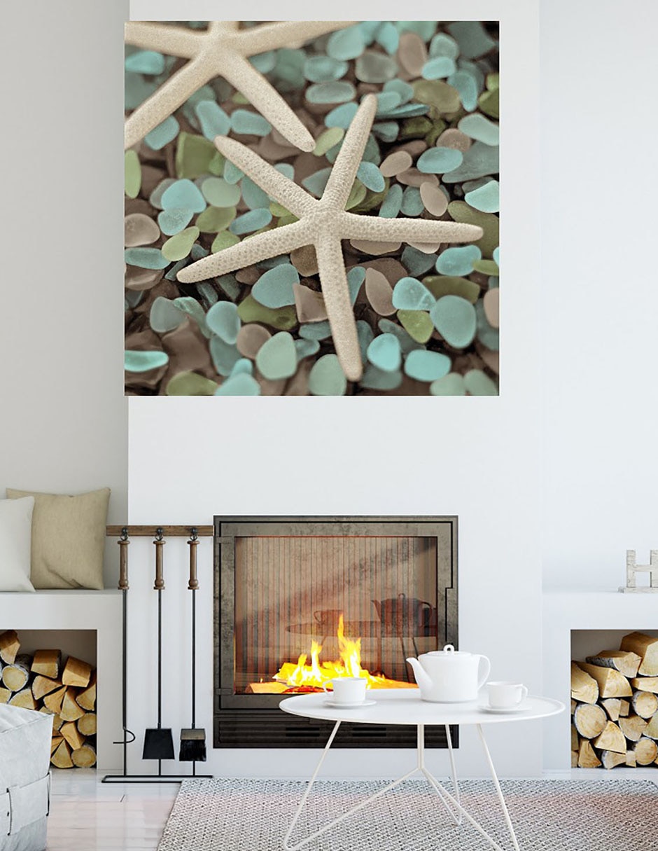 Cuadro decorativo Acuático 1 técnica mixta Criaturas Marinas 4