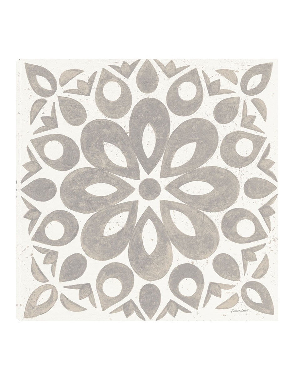 Cuadro decorativo Azulejo de Caravana de Invierno III técnica mixta Símbolos