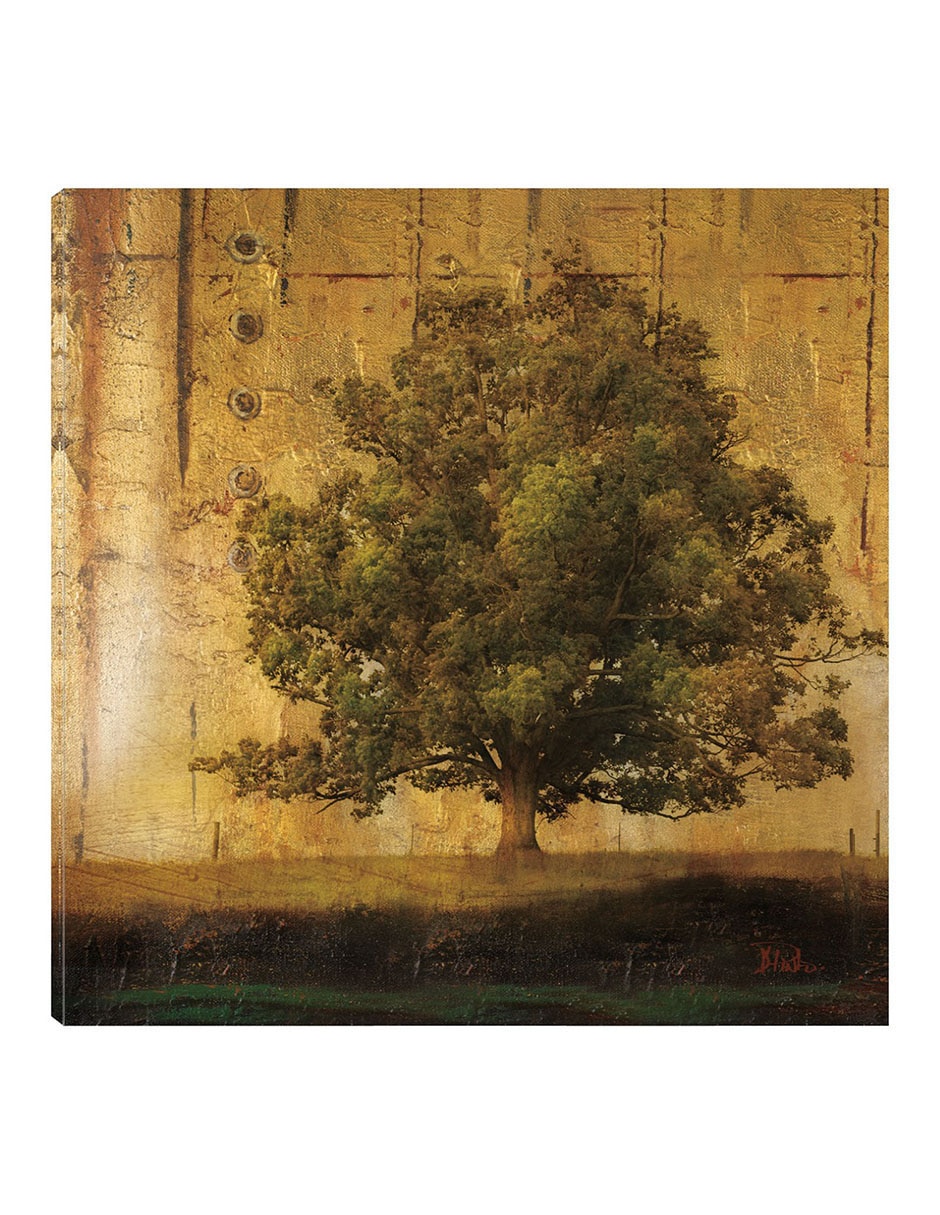 Cuadro decorativo Árbol envejecido I técnica mixta Árboles