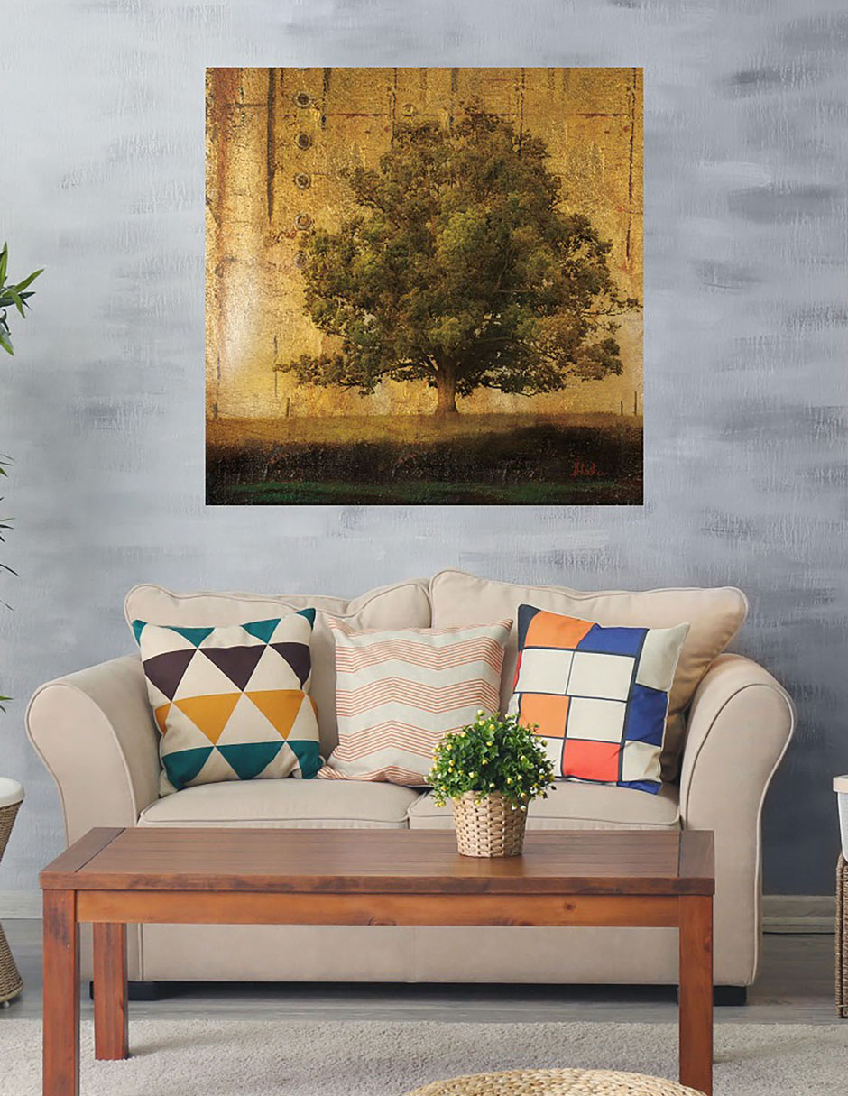 Cuadro decorativo Árbol envejecido I técnica mixta Árboles 2