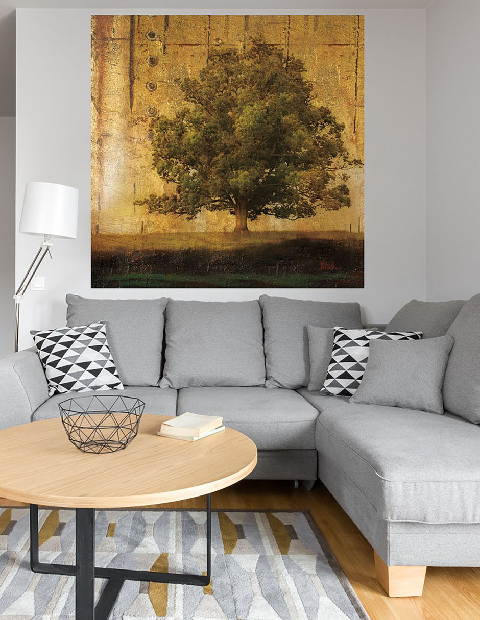 Cuadro decorativo Árbol envejecido I técnica mixta Árboles 4