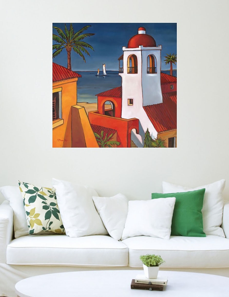 Cuadro decorativo Antigua 2 técnica mixta Lugares 4