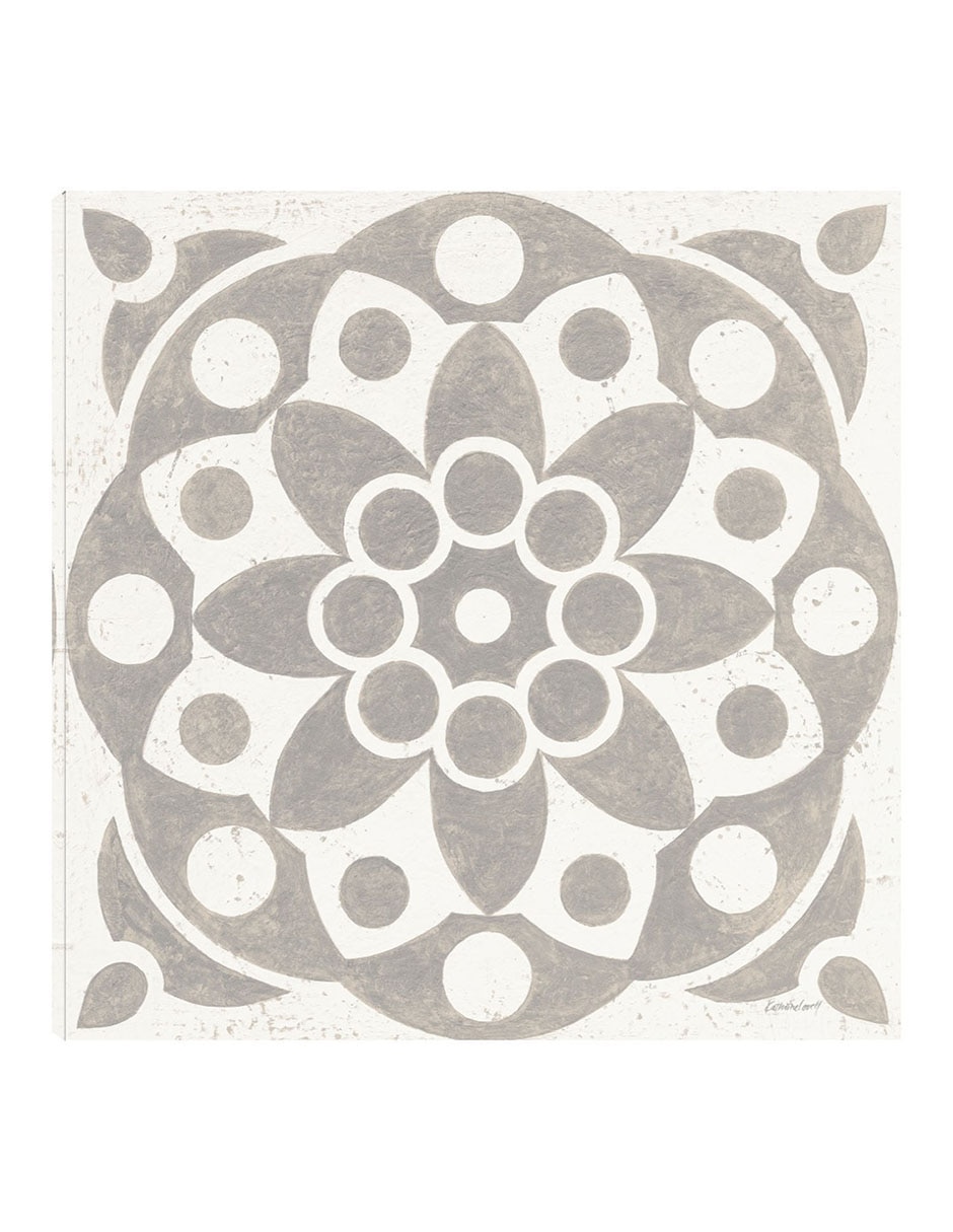 Cuadro decorativo Azulejo de Caravana de Invierno II técnica mixta Símbolos