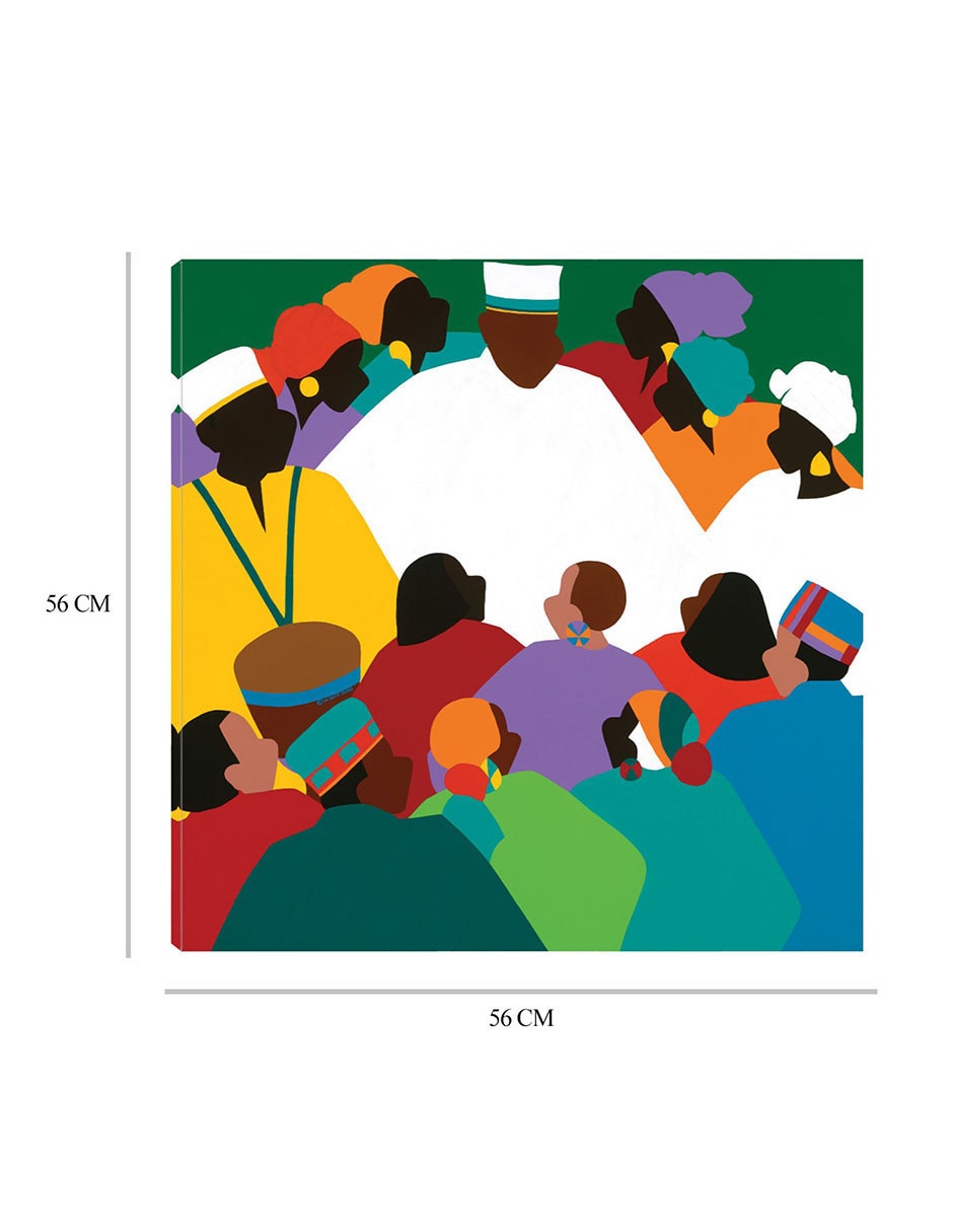 Cuadro decorativo Año de regreso a África técnica mixta Gente 8