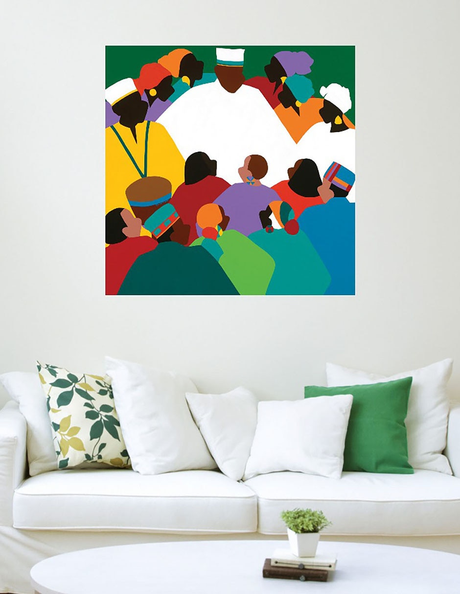 Cuadro decorativo Año de regreso a África técnica mixta Gente 3