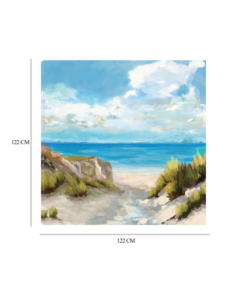 Cuadro decorativo Arena y mar técnica mixta Playas 8