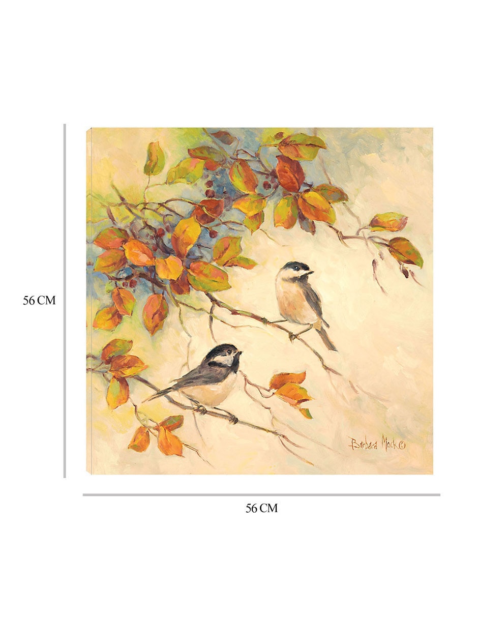 Cuadro decorativo Aves de otoño II técnica mixta Aves Silvestres 2