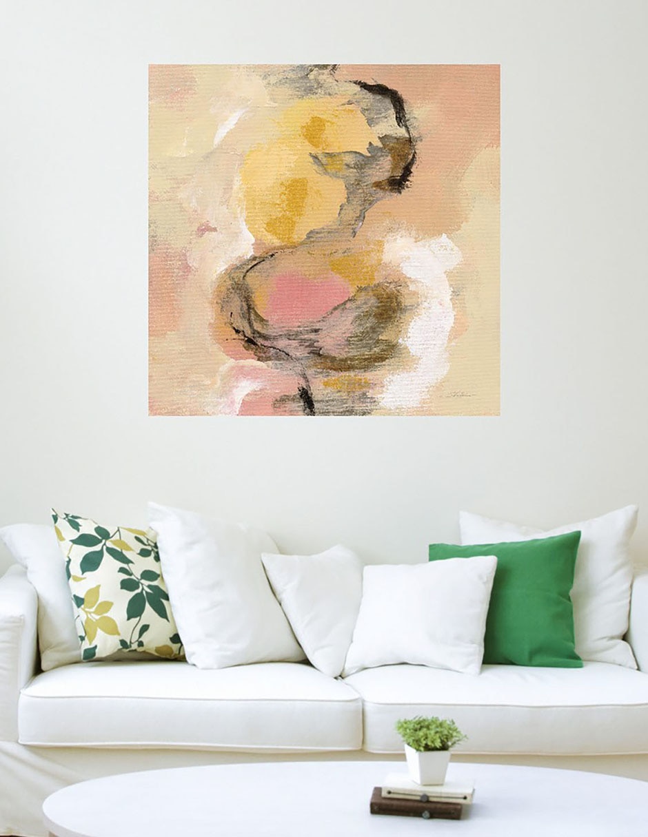 Cuadro decorativo Aroma de peonía I técnica mixta Colores 3