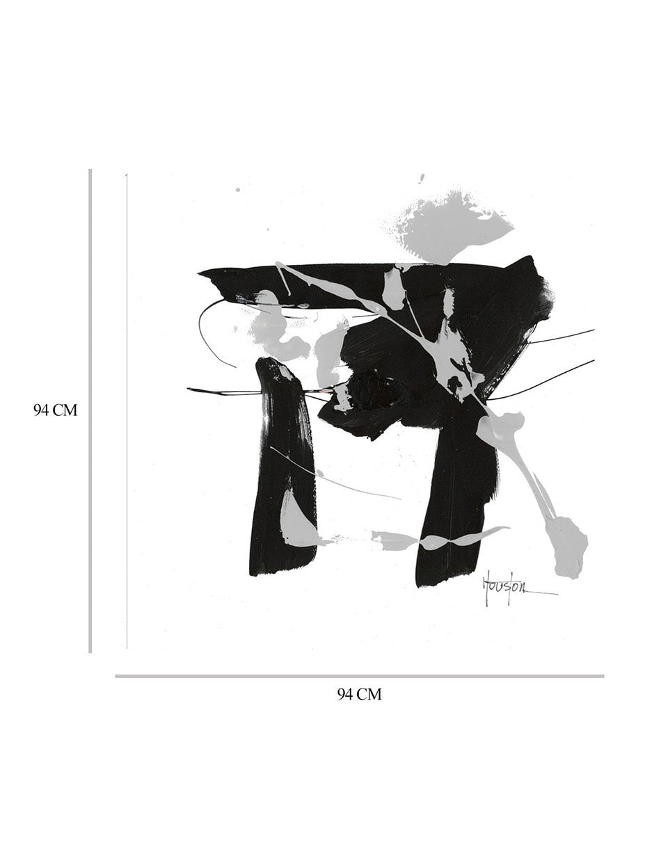 Cuadro decorativo Adiciones de lujo plateado técnica mixta Formas 8