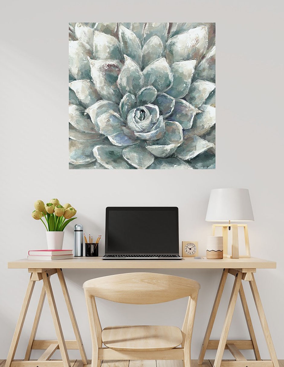 Cuadro decorativo Cactus Floreciendo técnica mixta Floración 2