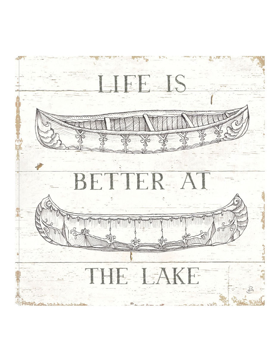 Cuadro decorativo Bocetos del lago V técnica mixta Inspiración Cuadro decorativo Bocetos del lago V técnica mixta Inspiración
