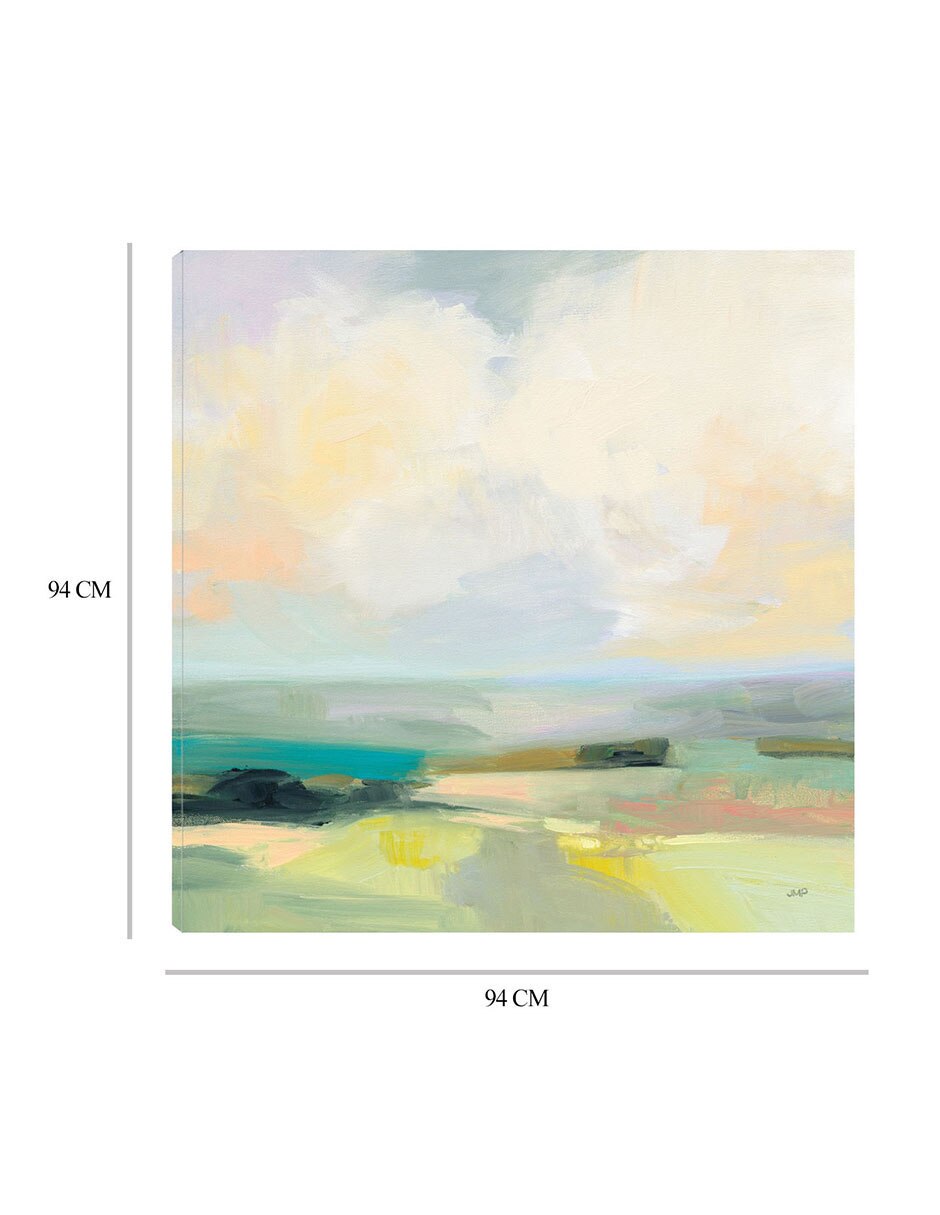 Cuadro decorativo Cielo de Verano III técnica mixta Campos 8