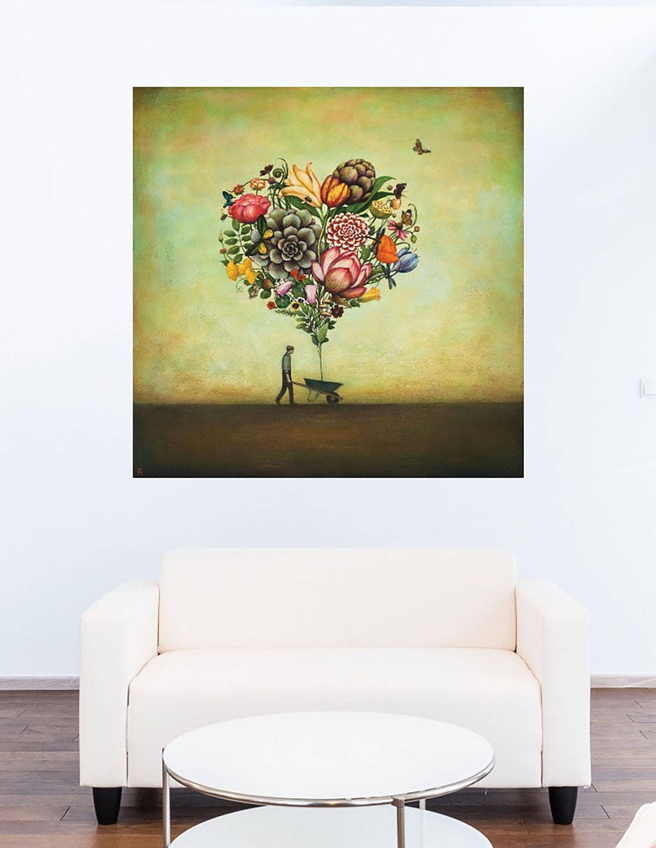 Cuadro decorativo Botanica de el Gran Corazón técnica mixta Primavera 6