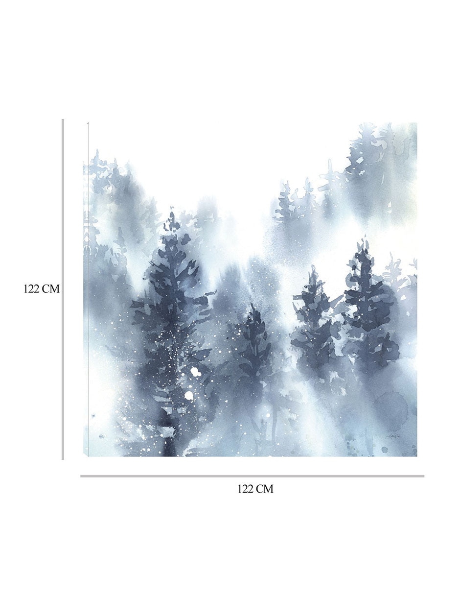 Cuadro decorativo Bosque Nebuloso II técnica mixta Bosques 3