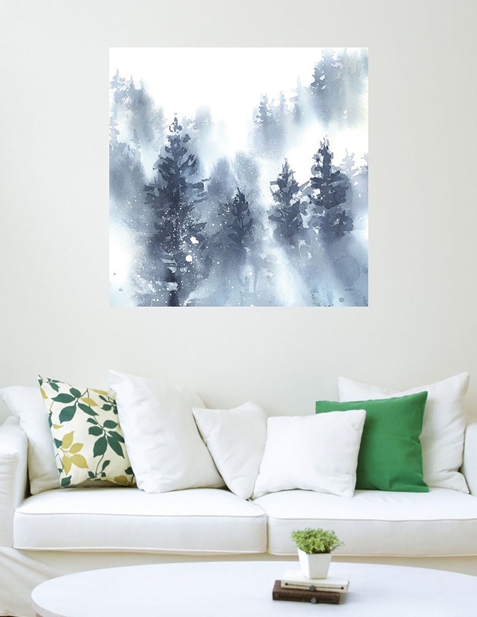 Cuadro decorativo Bosque Nebuloso II técnica mixta Bosques 3
