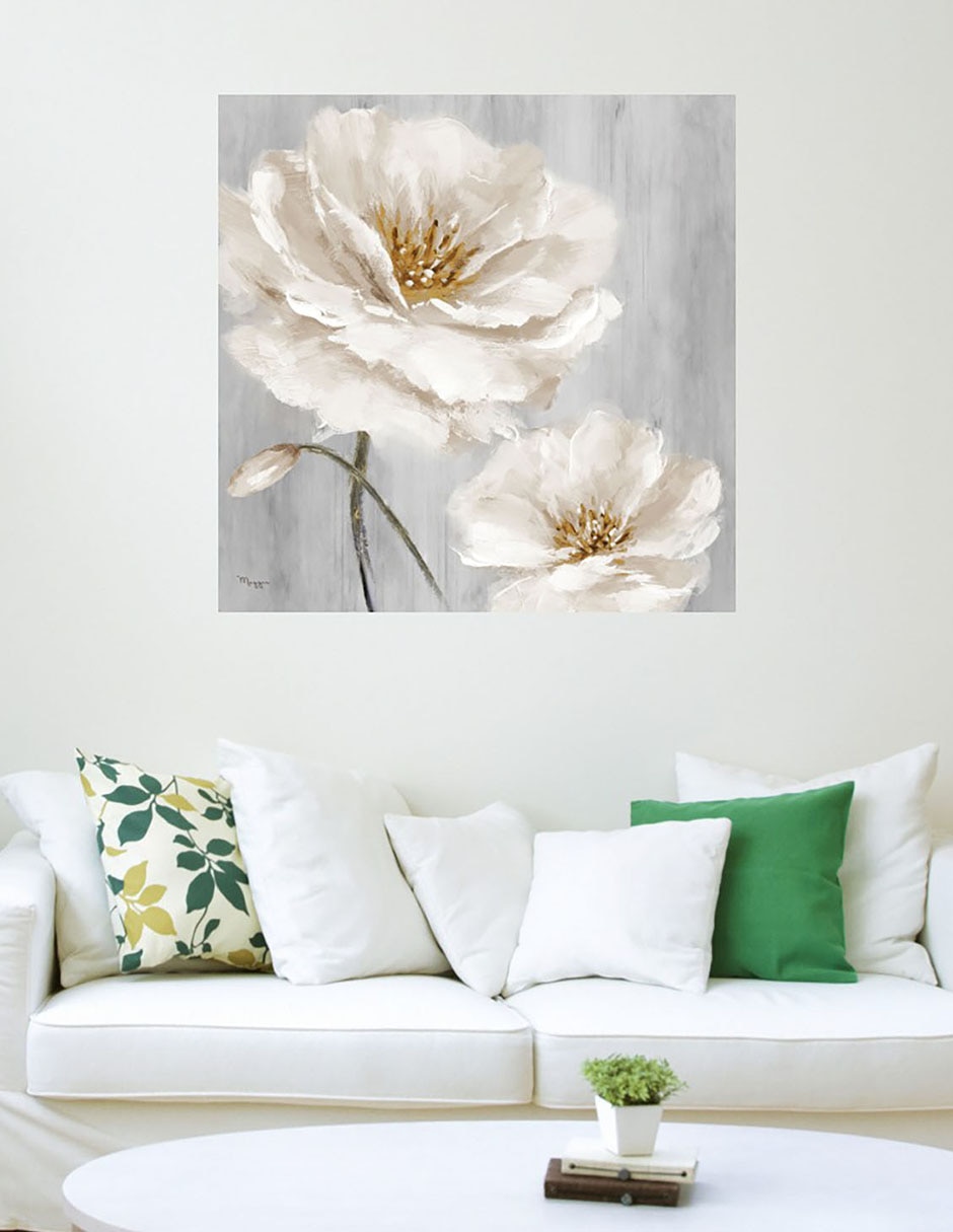 Cuadro decorativo Blancos de Jardín I técnica mixta Floración 4