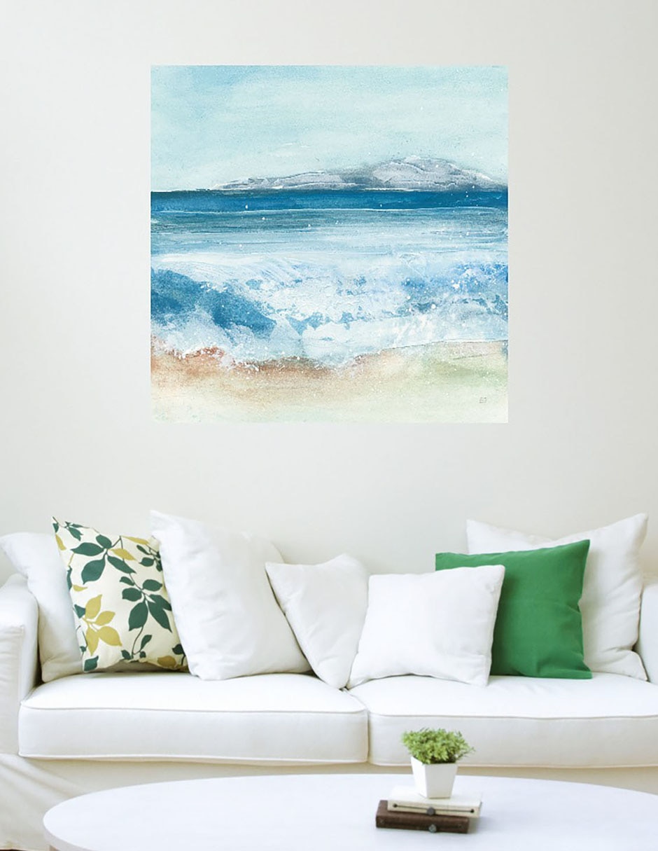 Cuadro decorativo Costa IV técnica mixta Playas 3
